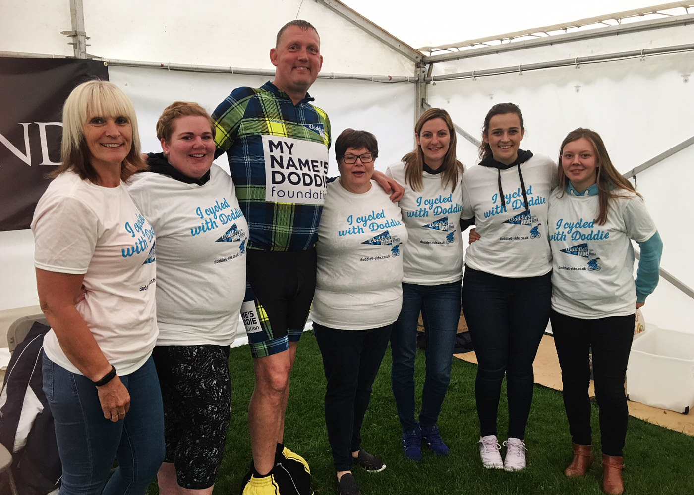 Doddie'5 Ride volunteers
